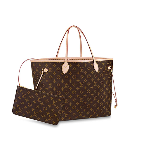 Original M40990 L Family LV Bags Louis Vuitton Bag Bag neverfull Large handbag color beige-bf59385b